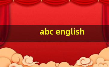 abc english